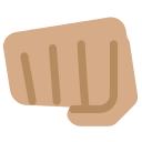 Twitter (Twemoji 14.0)  👊🏽  Oncoming Fist: Medium Skin Tone Emoji