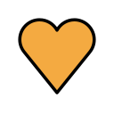 OpenMoji 13.1  🧡  Orange Heart Emoji