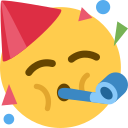 Twitter (Twemoji 14.0)  🥳  Partying Face Emoji