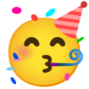 Google (Android 12L)  🥳  Partying Face Emoji
