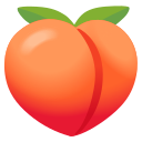 Google (Android 12L)  🍑  Peach Emoji