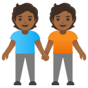 Google (Android 12L)  🧑🏾‍🤝‍🧑🏾  People Holding Hands: Medium-dark Skin Tone Emoji