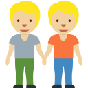 Twitter (Twemoji 14.0)  🧑🏼‍🤝‍🧑🏼  People Holding Hands: Medium-light Skin Tone Emoji
