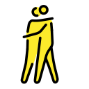 OpenMoji 13.1  🫂  People Hugging Emoji