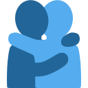 Twitter (Twemoji 14.0)  🫂  People Hugging Emoji