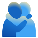 Google (Android 12L)  🫂  People Hugging Emoji