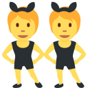 Twitter (Twemoji 14.0)  👯  People With Bunny Ears Emoji