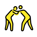 OpenMoji 13.1  🤼  People Wrestling Emoji