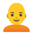 Google (Android 12L)  🧑‍🦲  Person: Bald Emoji