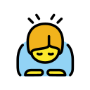 OpenMoji 13.1  🙇  Person Bowing Emoji