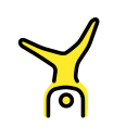 OpenMoji 13.1  🤸  Person Cartwheeling Emoji
