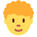 Twitter (Twemoji 14.0)  🧑‍🦱  Person: Curly Hair Emoji