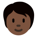 Twitter (Twemoji 14.0)  🧑🏿  Person: Dark Skin Tone Emoji