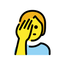 OpenMoji 13.1  🤦  Person Facepalming Emoji