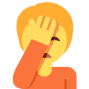 Twitter (Twemoji 14.0)  🤦  Person Facepalming Emoji