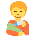 Twitter (Twemoji 14.0)  🧑‍🍼  Person Feeding Baby Emoji
