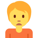 Twitter (Twemoji 14.0)  🙍  Person Frowning Emoji