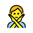 OpenMoji 13.1  🙅  Person Gesturing NO Emoji