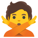 Google (Android 12L)  🙅  Person Gesturing NO Emoji
