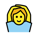 OpenMoji 13.1  🙆  Person Gesturing OK Emoji