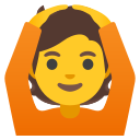 Google (Android 12L)  🙆  Person Gesturing OK Emoji