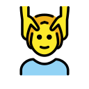 OpenMoji 13.1  💆  Person Getting Massage Emoji