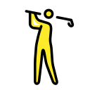 OpenMoji 13.1  🏌️  Person Golfing Emoji