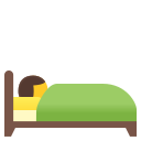 Google (Android 11.0)  🛌  Person In Bed Emoji