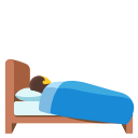Google (Android 12L)  🛌  Person In Bed Emoji