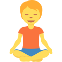 Twitter (Twemoji 14.0)  🧘  Person In Lotus Position Emoji
