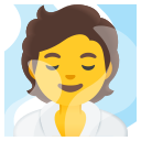Google (Android 12L)  🧖  Person In Steamy Room Emoji