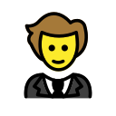 OpenMoji 13.1  🤵  Person In Tuxedo Emoji