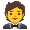 Google (Android 12L)  🤵  Person In Tuxedo Emoji