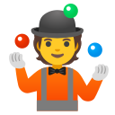 Google (Android 12L)  🤹  Person Juggling Emoji