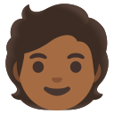 Google (Android 12L)  🧑🏾  Person: Medium-dark Skin Tone Emoji