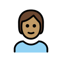OpenMoji 13.1  🧑🏽  Person: Medium Skin Tone Emoji