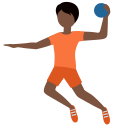 Twitter (Twemoji 14.0)  🤾🏿  Person Playing Handball: Dark Skin Tone Emoji