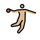 OpenMoji 13.1  🤾🏼  Person Playing Handball: Medium-light Skin Tone Emoji