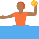 Twitter (Twemoji 14.0)  🤽🏾  Person Playing Water Polo: Medium-dark Skin Tone Emoji