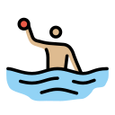 OpenMoji 13.1  🤽🏼  Person Playing Water Polo: Medium-light Skin Tone Emoji