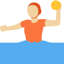 Twitter (Twemoji 14.0)  🤽🏼  Person Playing Water Polo: Medium-light Skin Tone Emoji