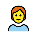 OpenMoji 13.1  🧑‍🦰  Person: Red Hair Emoji