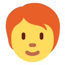 Twitter (Twemoji 14.0)  🧑‍🦰  Person: Red Hair Emoji