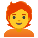 Google (Android 12L)  🧑‍🦰  Person: Red Hair Emoji
