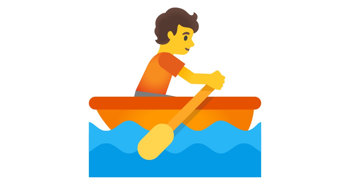 🚣  Person Rowing Boat