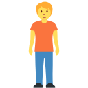 Twitter (Twemoji 14.0)  🧍  Person Standing Emoji