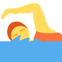 Twitter (Twemoji 14.0)  🏊  Person Swimming Emoji