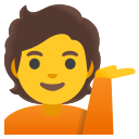Google (Android 12L)  💁  Person Tipping Hand Emoji