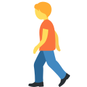 Twitter (Twemoji 14.0)  🚶  Person Walking Emoji