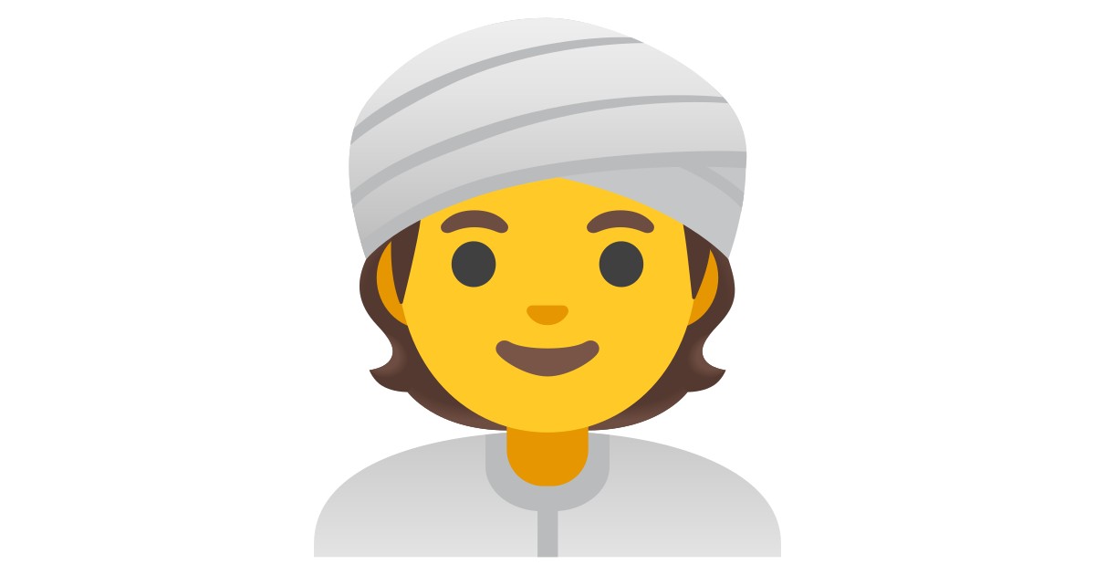 👳  Person Wearing Turban